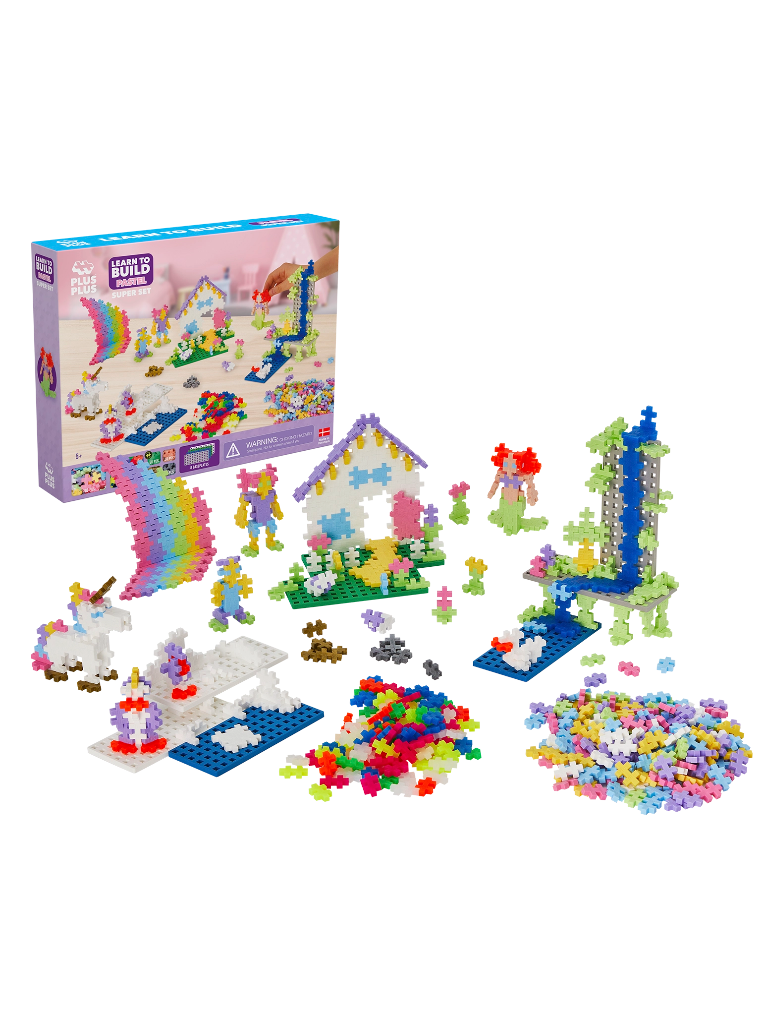 Learn to Build - Super Set Pastel - 1200 pcs